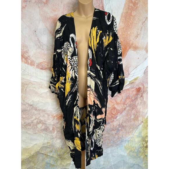 Anthropologie Bel Kazan Printed Kimono - Picture 5 of 7